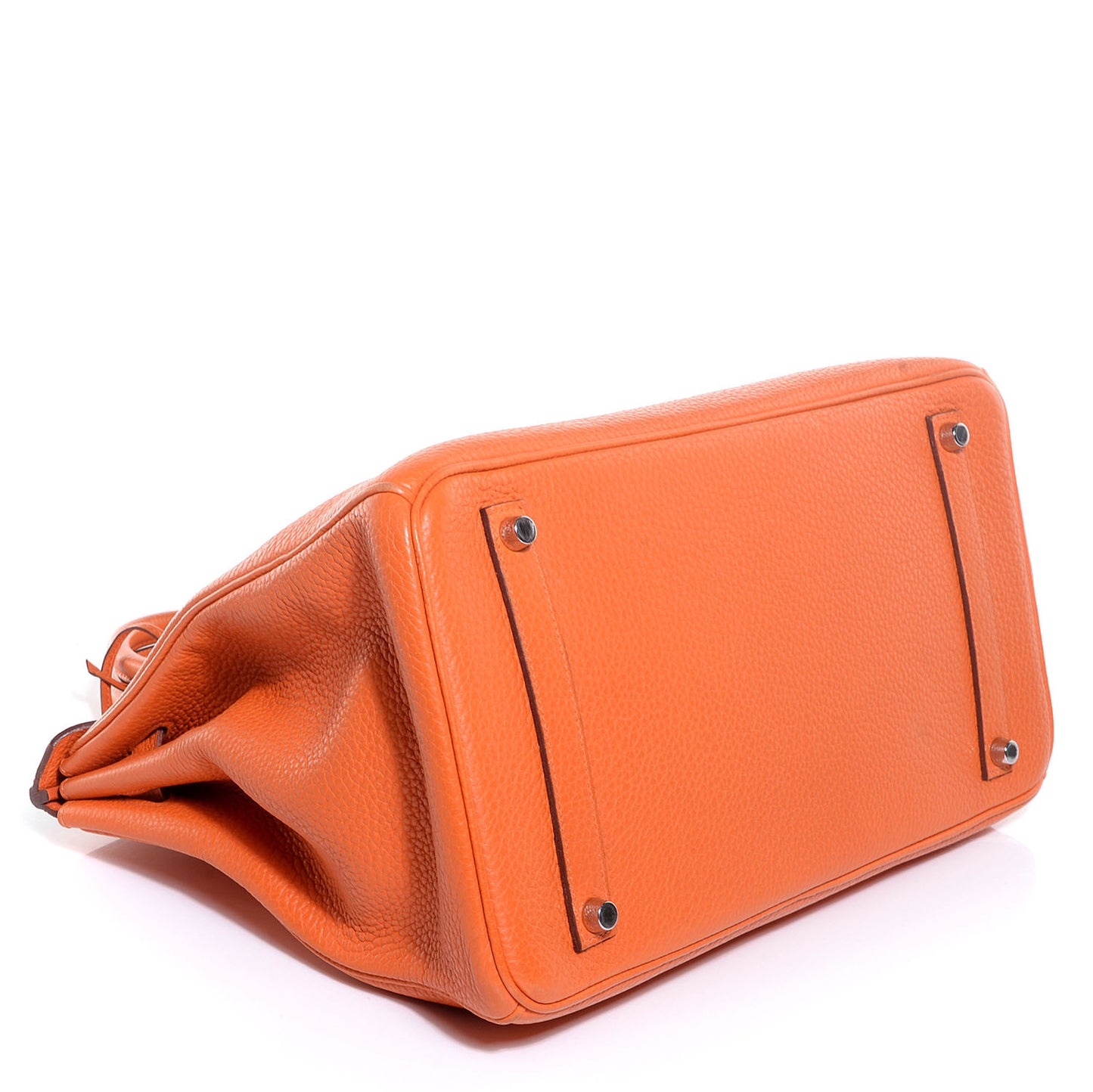 Taurillon Clemence Birkin 35 Orange