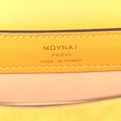 Moynat Suede Rejane BB Saffron Yellow 6 of 9