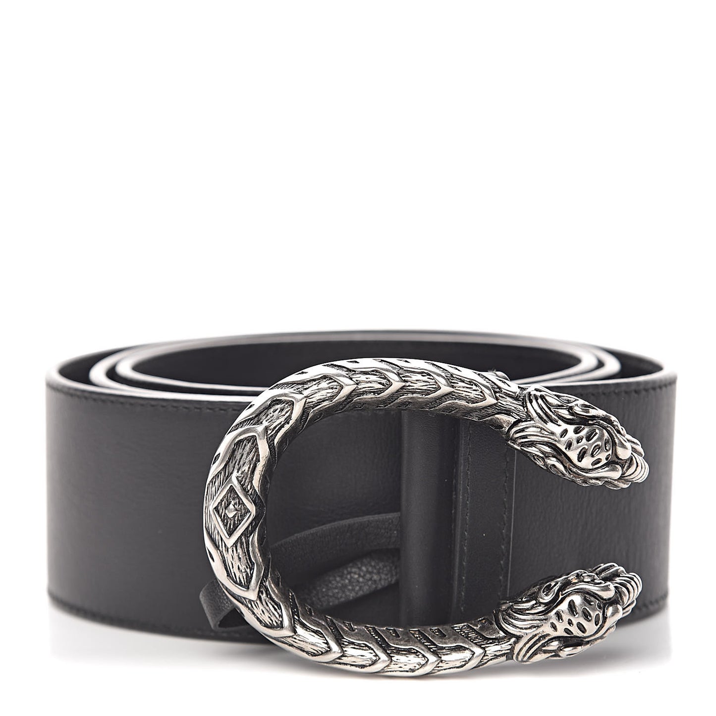 Moon Calfskin Nickel Dionysus Belt 90 36 Black