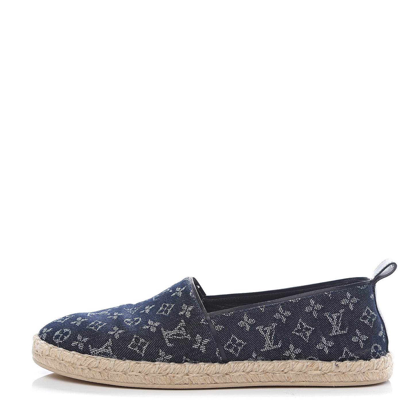 Monogram Denim Waterfall Espadrille 41 Marine