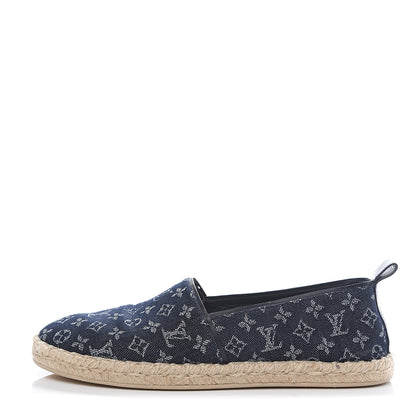 Louis Vuitton Monogram Denim Waterfall Espadrille 41 Marine 1 of 8
