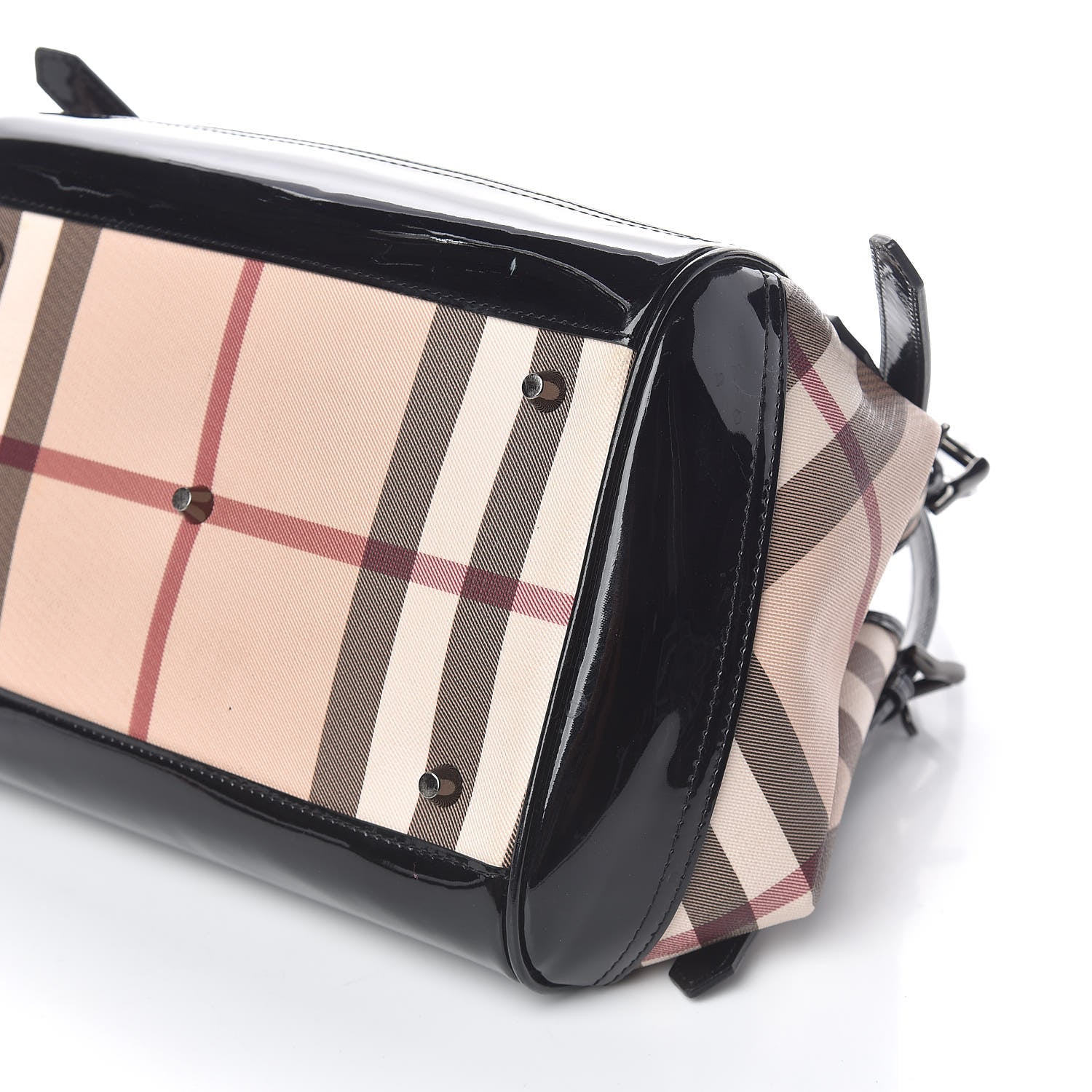 Burberry Supernova Check Tote Black 10 of 12