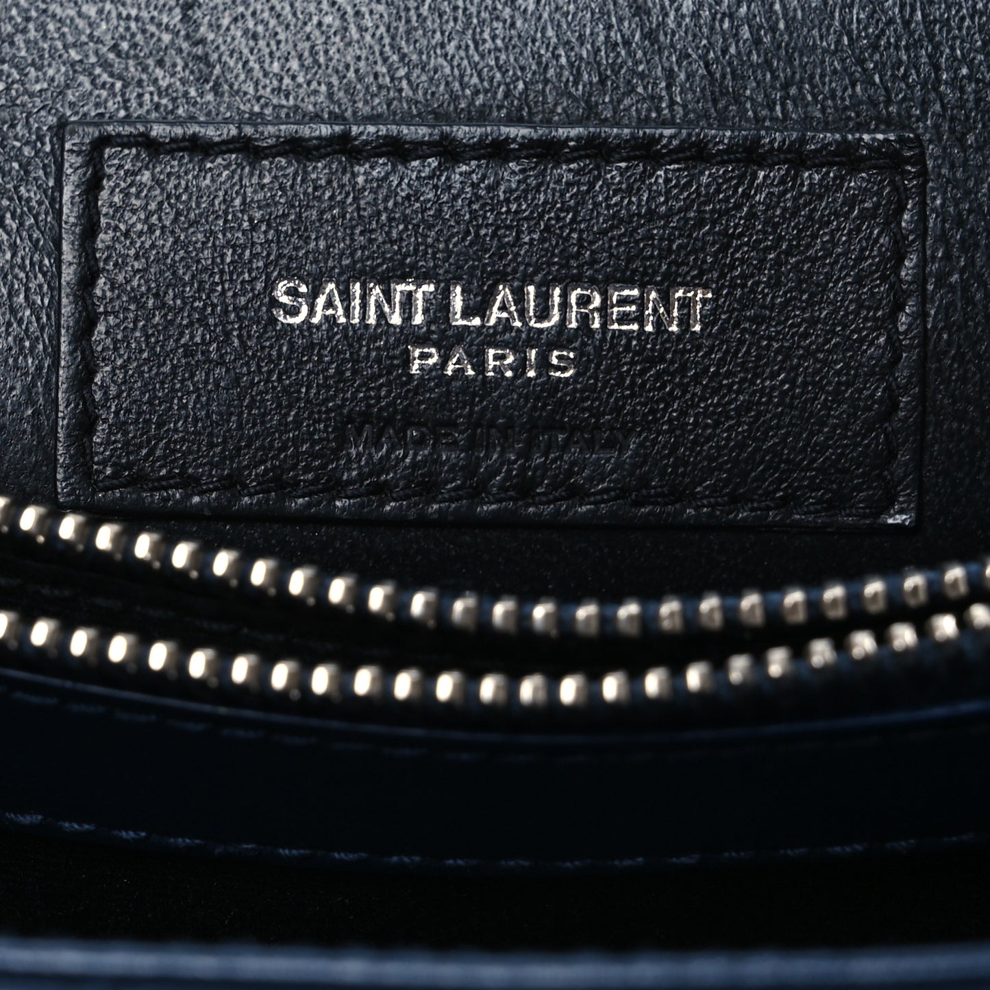 Calfskin Y Quilted Monogram Small Loulou Chain Satchel Navy