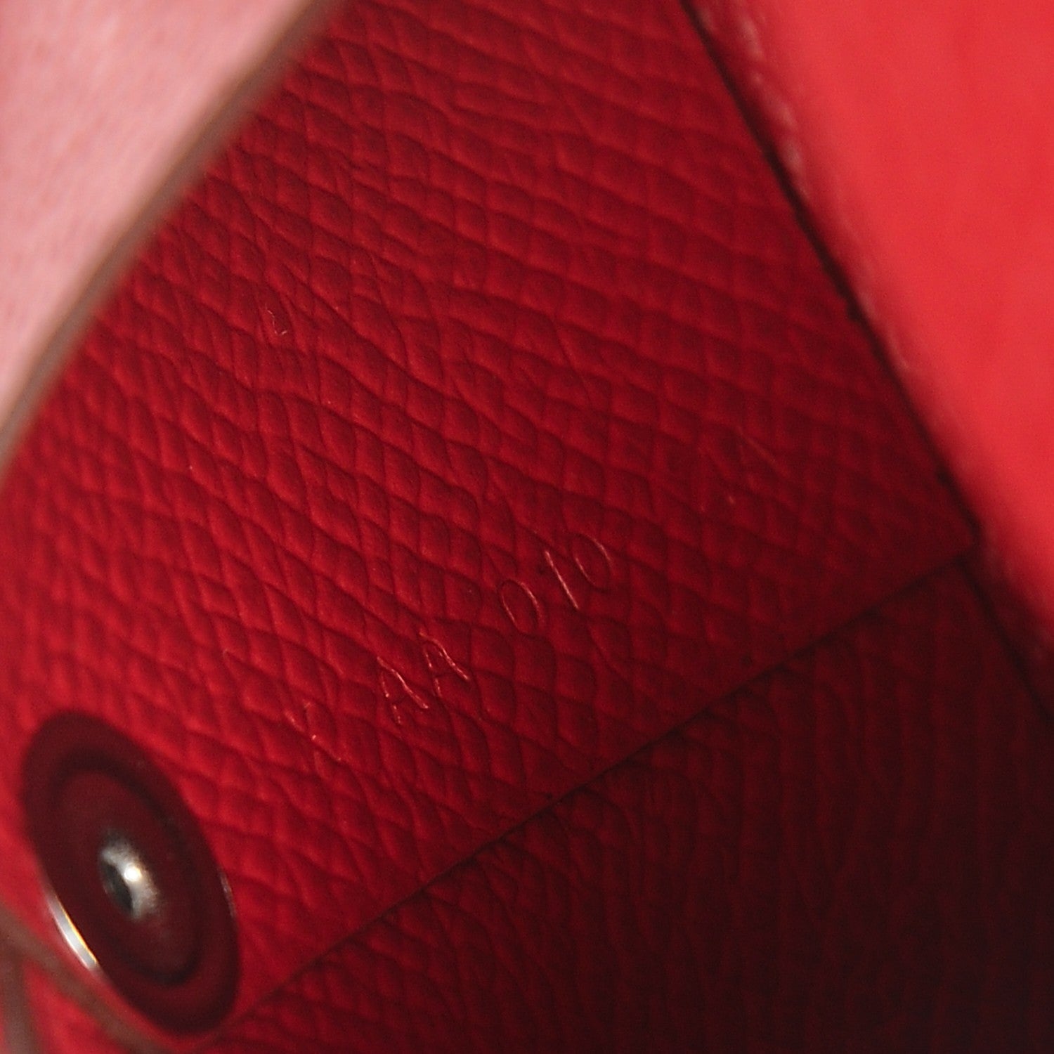Hermes Epsom Bastia Coin Purse Rouge Casaque 6 of 8