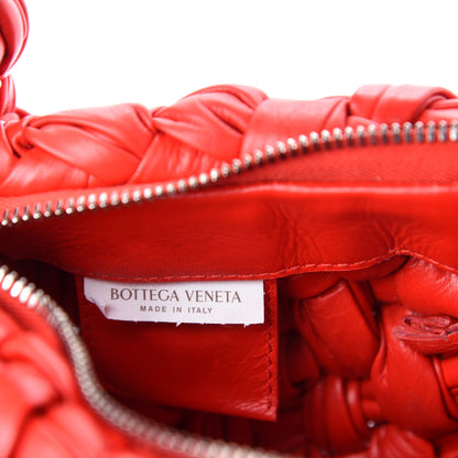 Bottega Veneta Paper Calfskin Intrecciato Banana Shoulder Bag Nail Polish 9 of 11