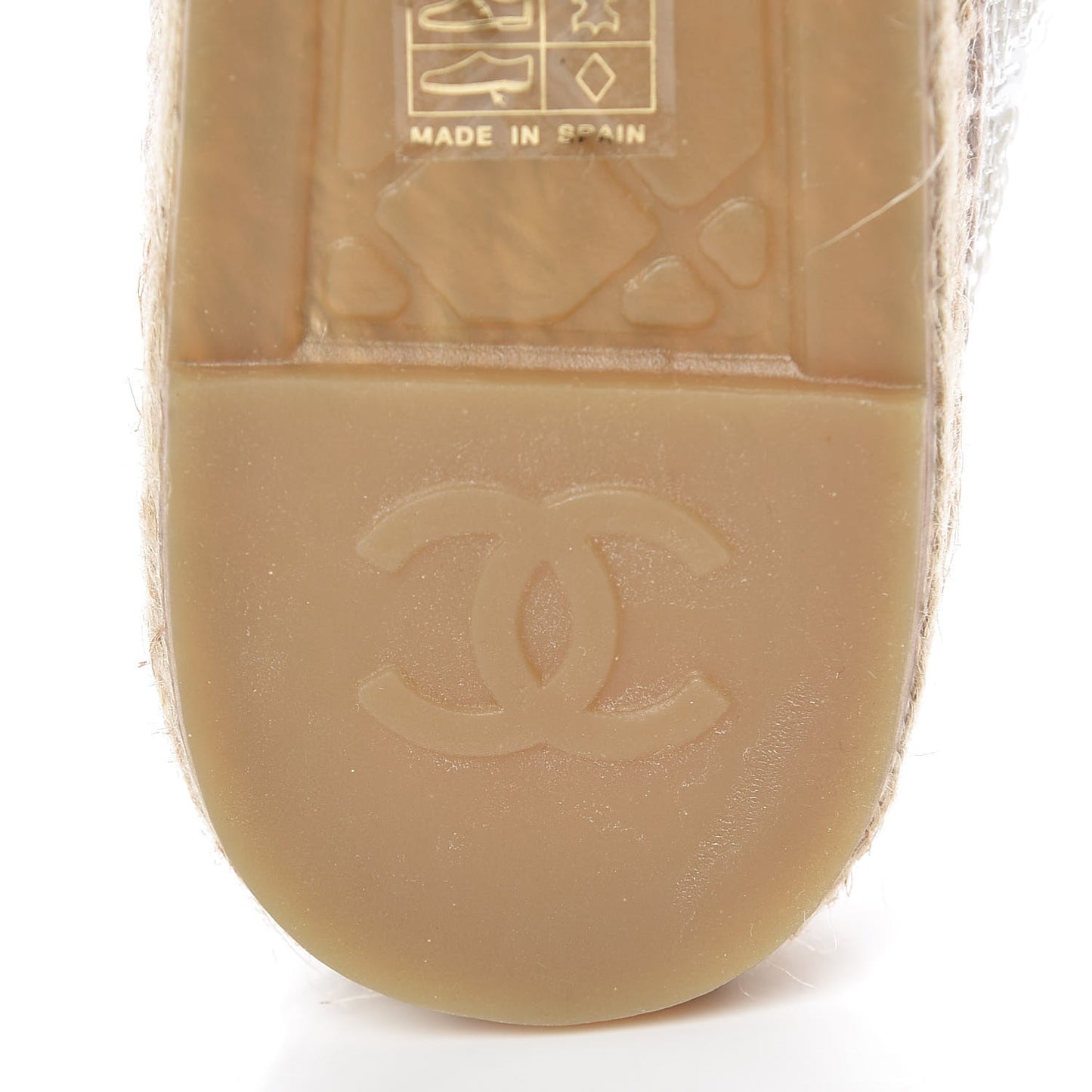 Patent Sequin CC Espadrilles 40 White