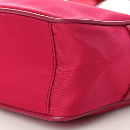 Prada Tessuto Nylon Soft Calf Camera Bag Ibisco 10 of 10