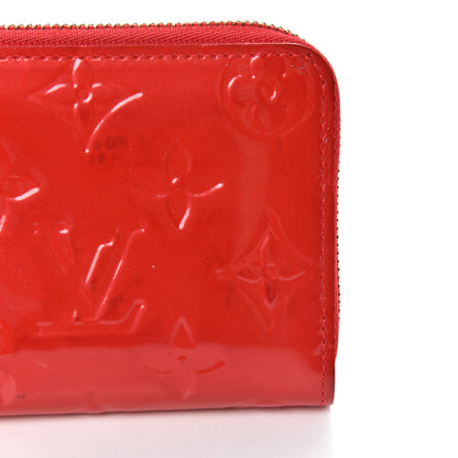 Louis Vuitton Vernis Zippy Coin Purse Rouge 9 of 9