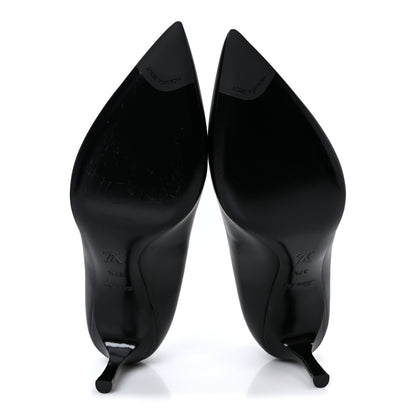 Louis Vuitton Calfskin Cherie Pumps 37.5 Black 6 of 9