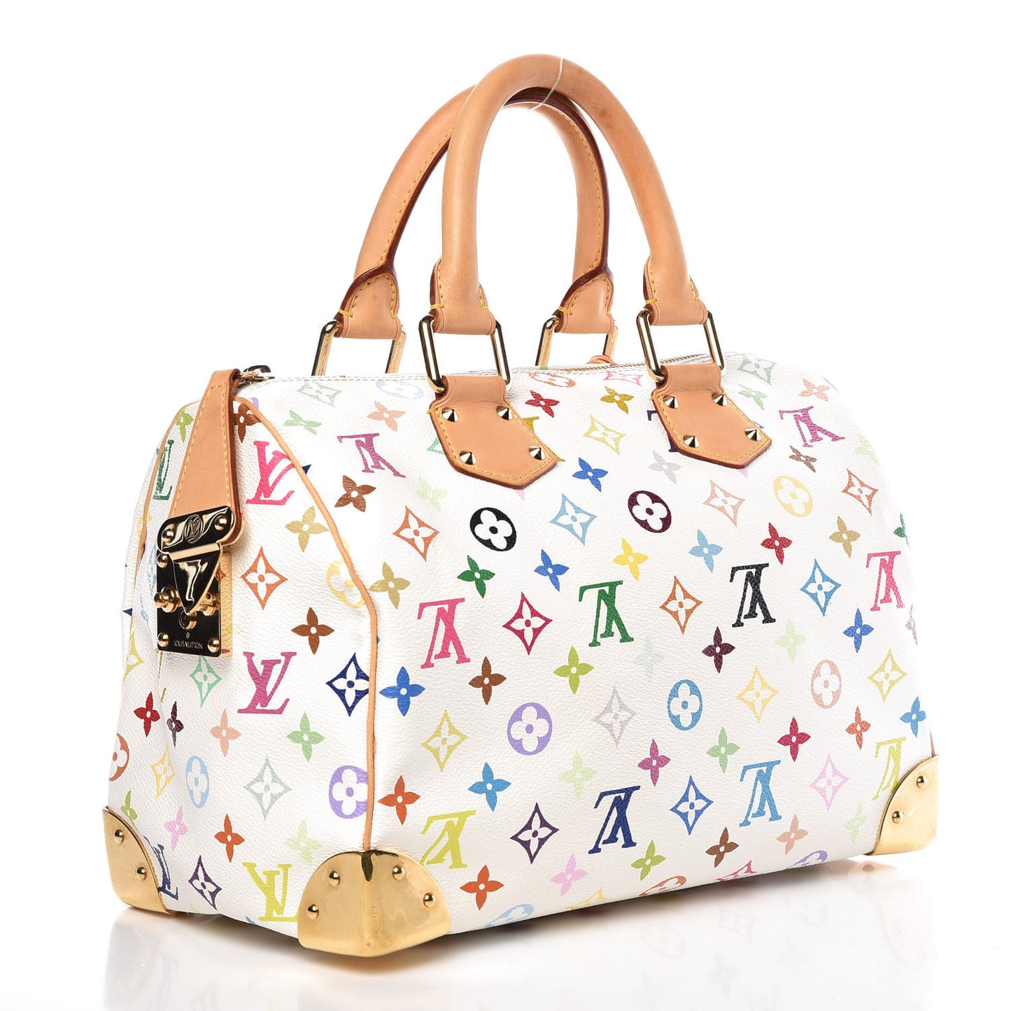 Monogram Multicolor Speedy 30 White