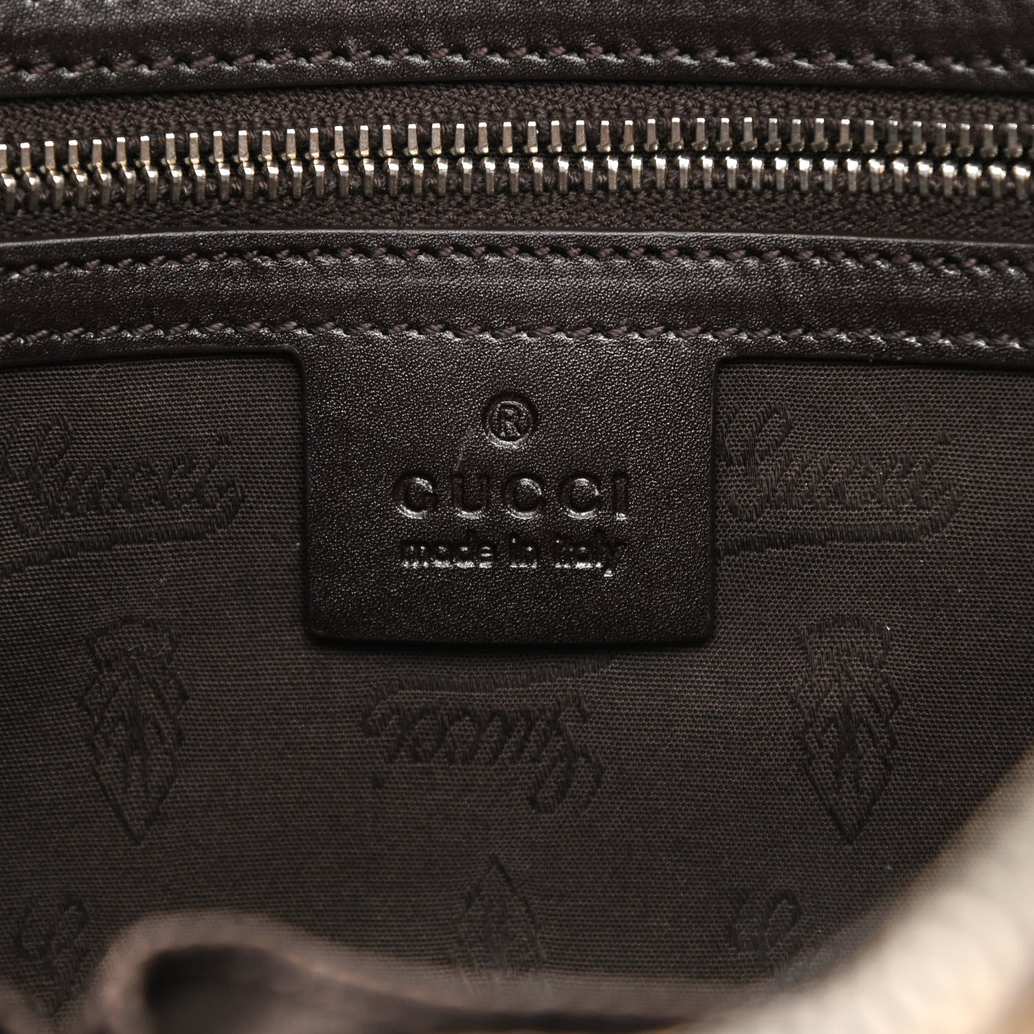 Gucci Monogram Medium GG Twins Hobo Dark Brown 6 of 11