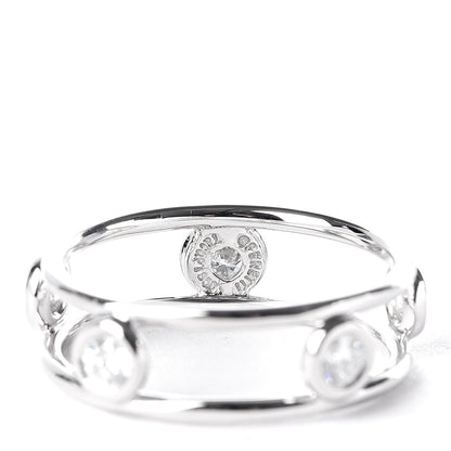 Tiffany Platinum Diamond Elsa Peretti Diamonds by the Yard Ring 48 4.5 4 of 4