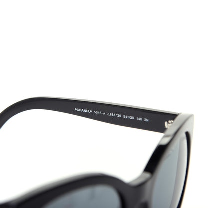 Chanel Acetate Pantos Signature CC Sunglasses 5315-A Black 5 of 8