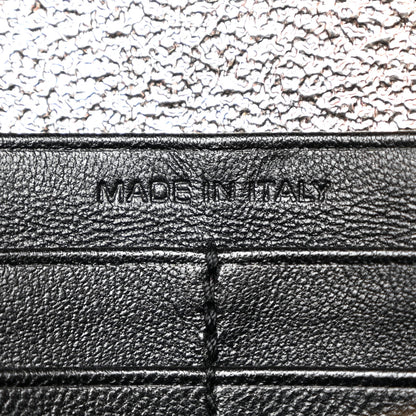 Saint Laurent Metallic Crackled Calfskin Matelasse Chevron Monogram Chain Wallet Gold 7 of 11