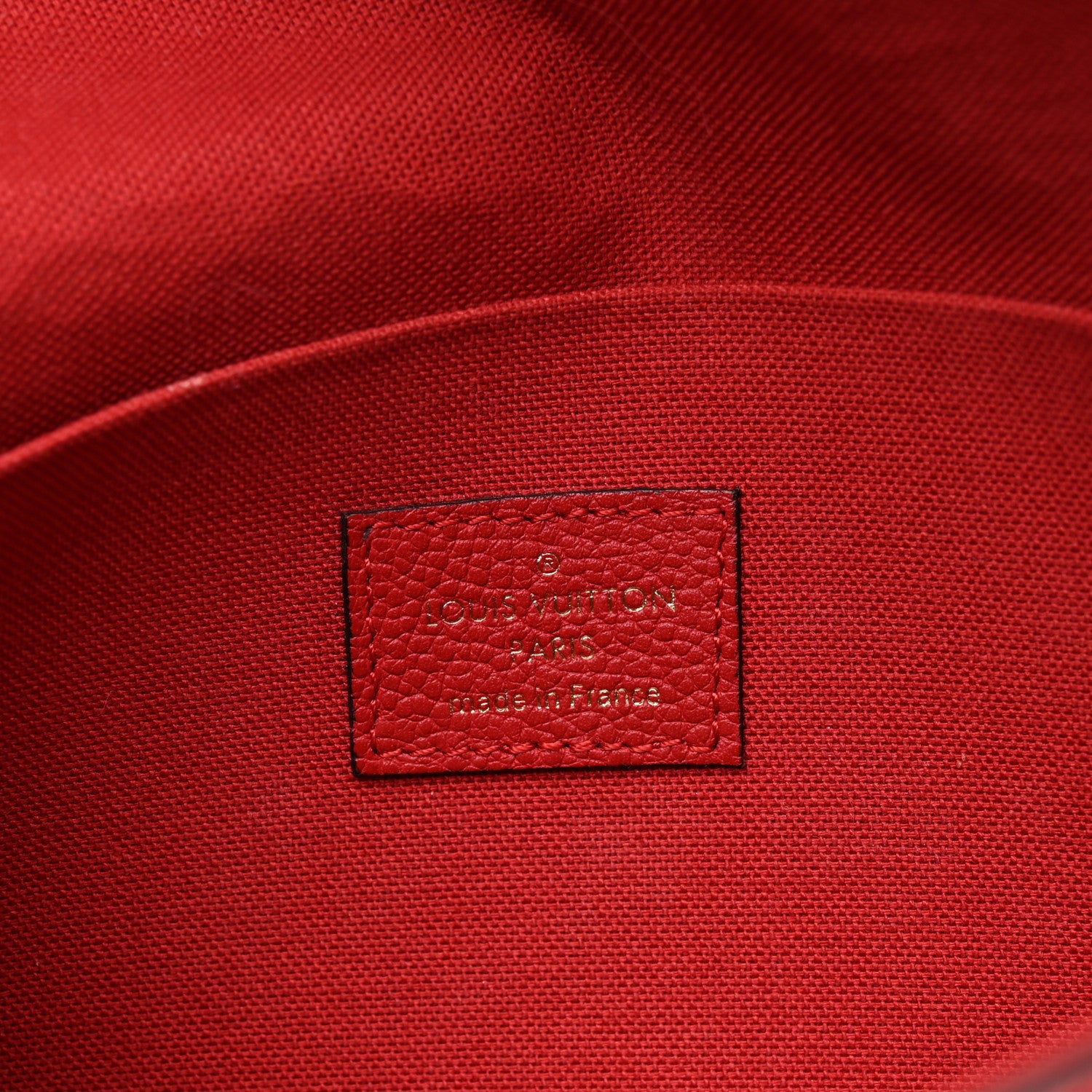 Louis Vuitton Empreinte Pochette Felicie Chain Wallet Scarlet 7 of 12