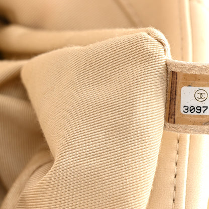Chanel Lambskin Quilted Medium Chanel 19 Flap Light Beige 7 of 10