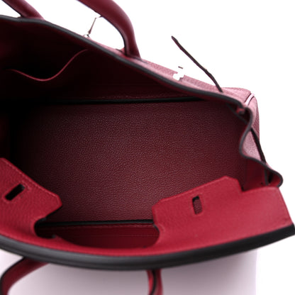 Hermes Togo Birkin 25 Rouge Grenat 5 of 10