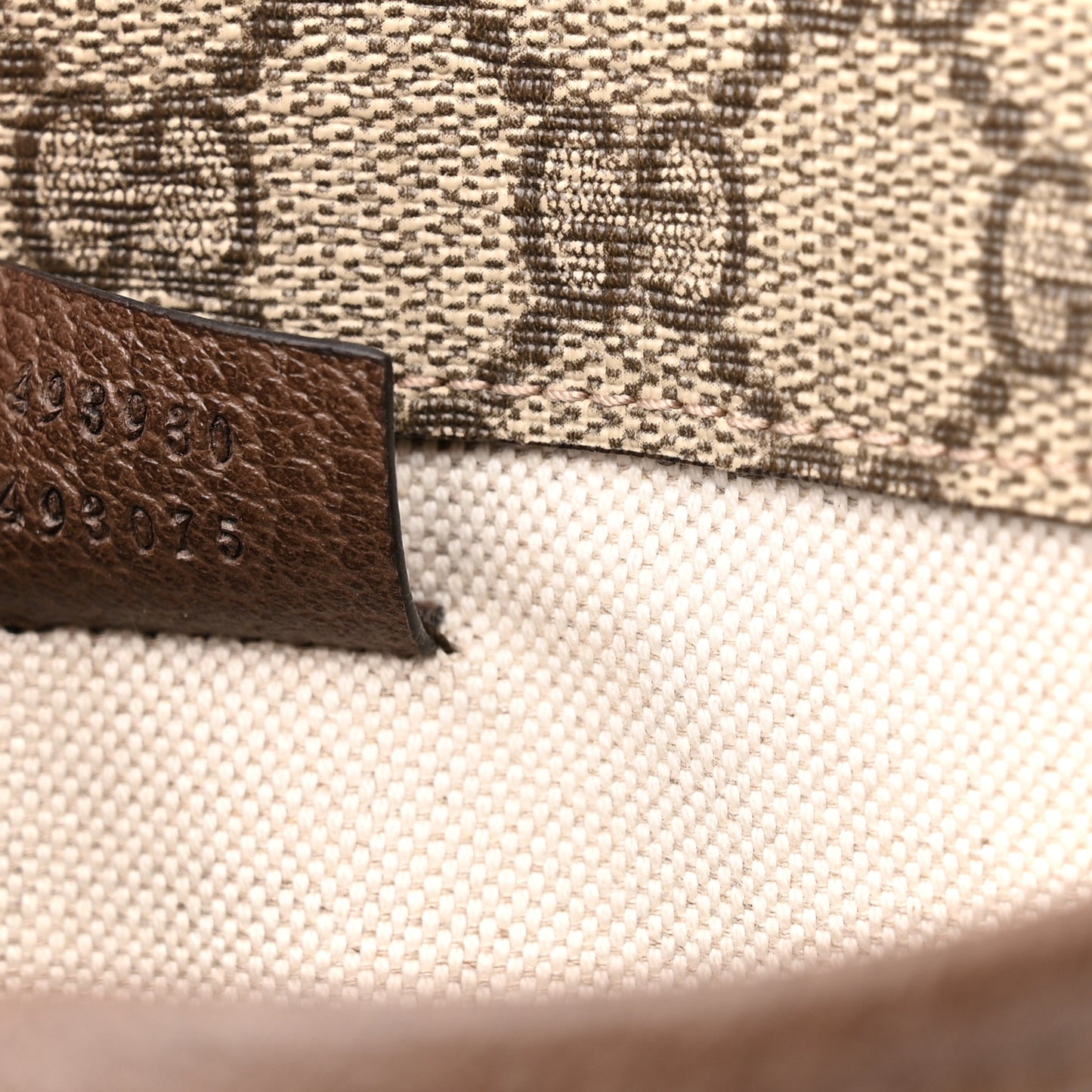 GG Supreme Monogram Neo Vintage Web Belt Bag Brown