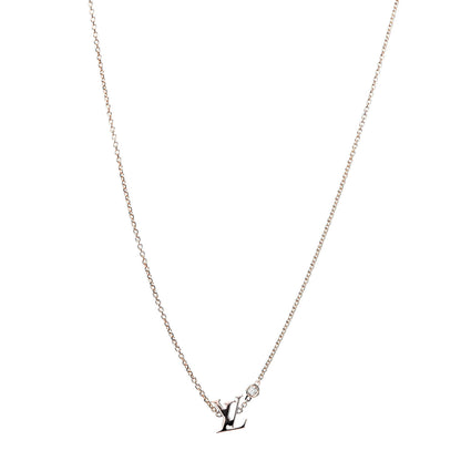 Louis Vuitton 18K Pink Gold Diamond Idylle Blossom LV Pendant Necklace 1 of 6