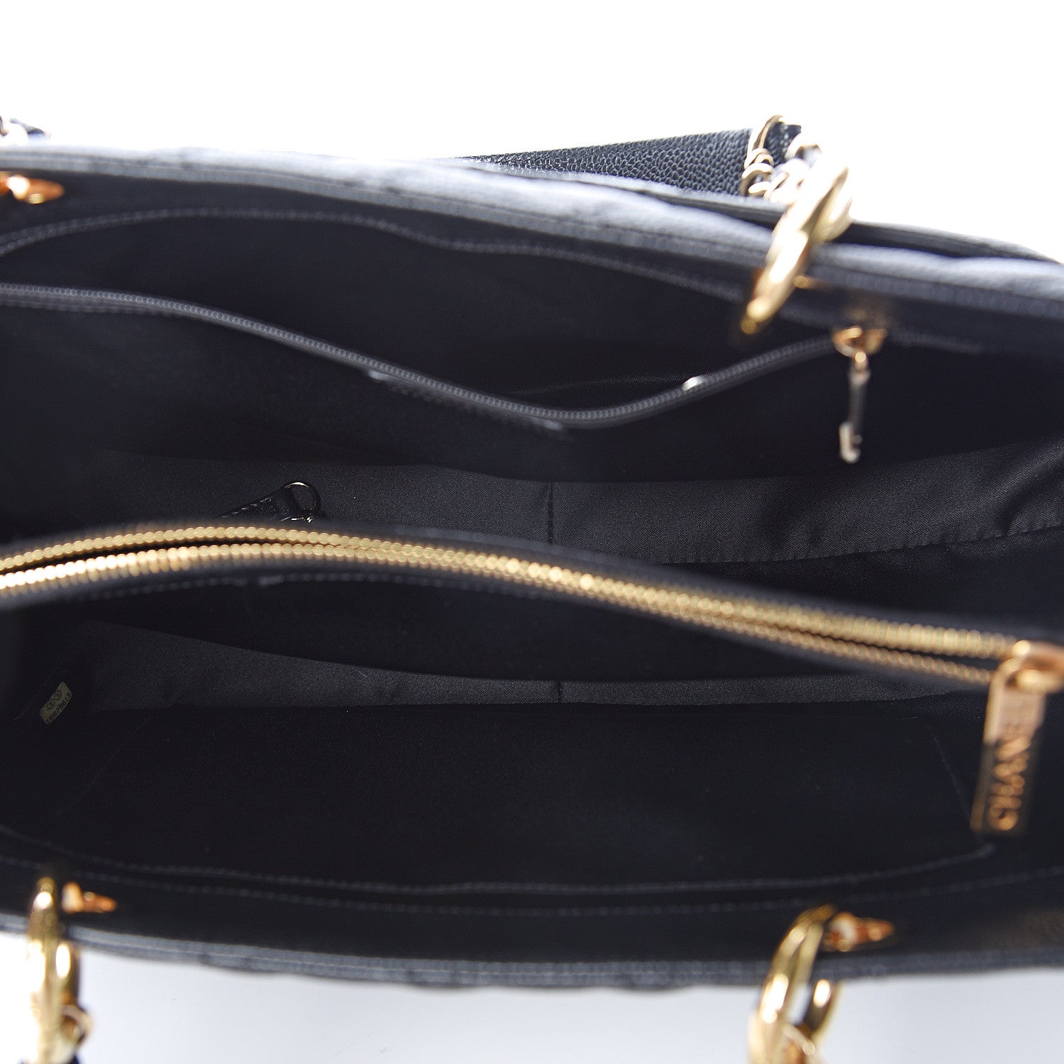 Chanel Caviar Quilted Grand Shopping Tote GST Black 4 of 9