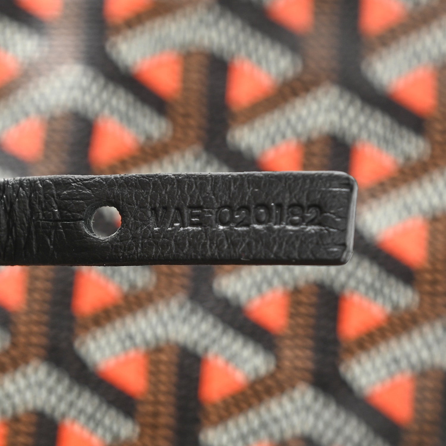 Goyard Goyardine Saint Louis Claire Voie GM Black Orange 8 of 11