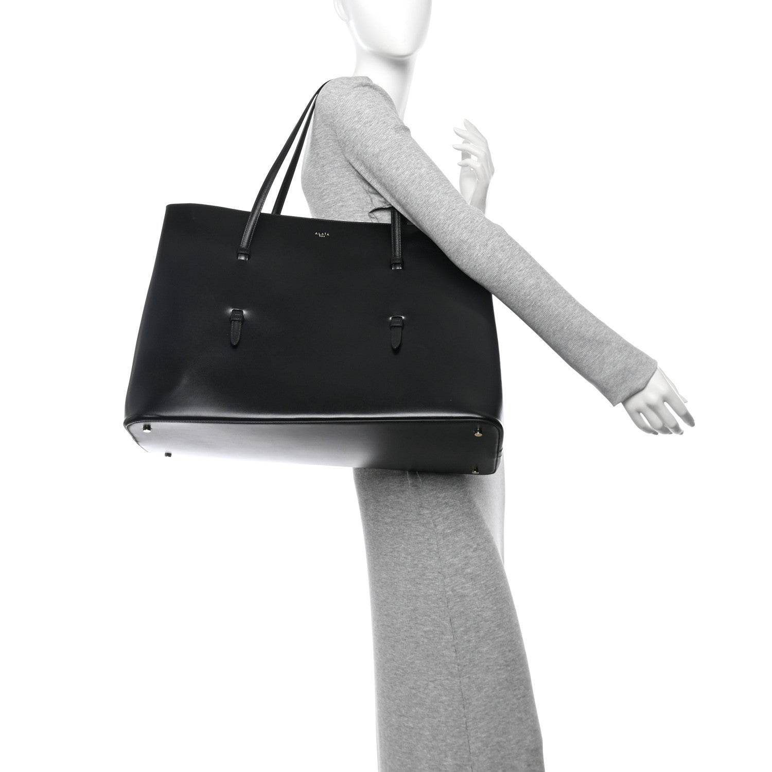 Alaia Calfskin Mina 50 Black 2 of 10