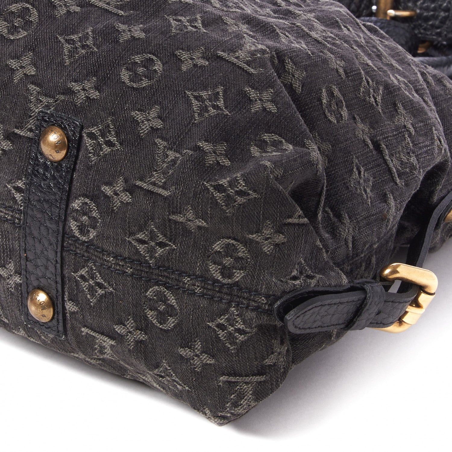 Louis Vuitton Denim Neo Cabby GM Black 5 of 8