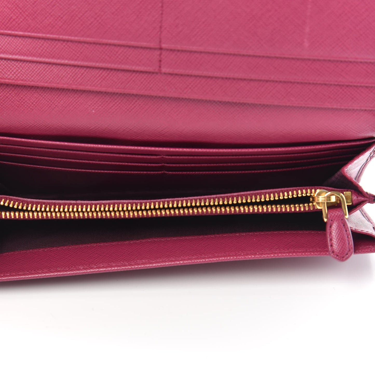 Saffiano Metal Continental Flap Wallet Ametista