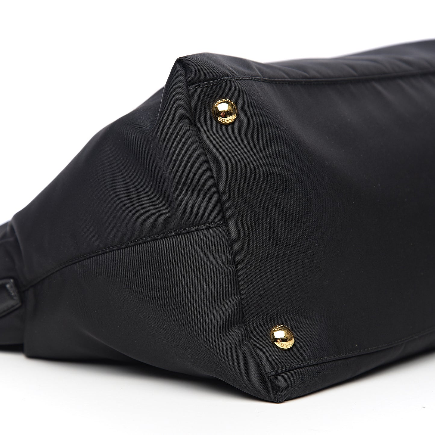 Tessuto Nylon Saffiano Tote Black