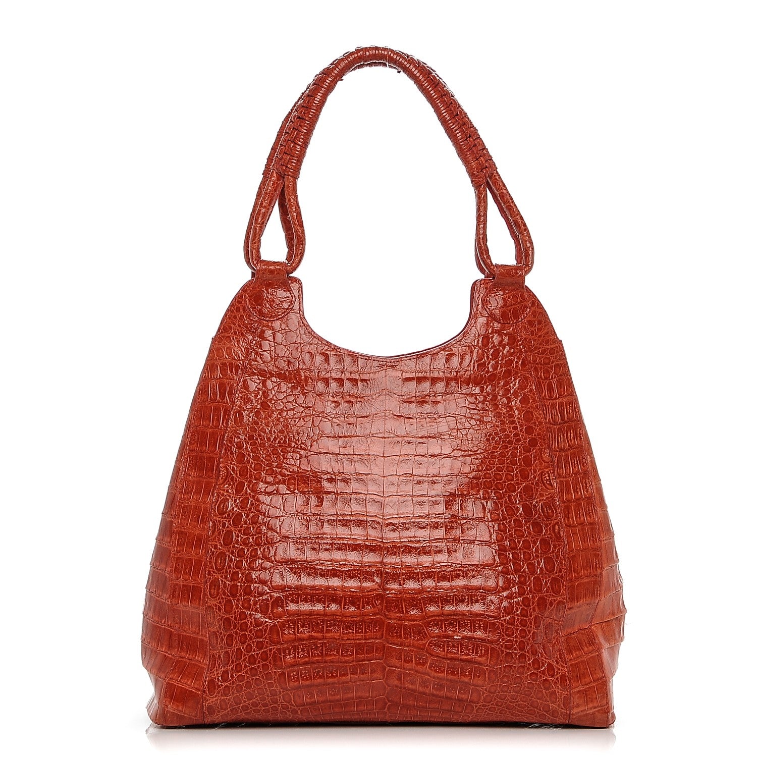 Nancy Gonzalez Crocodile Tote Orange 1 of 8