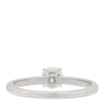 Cartier Platinum Diamond .36ct Solitaire Engagement Ring 48 4.5 3 of 5