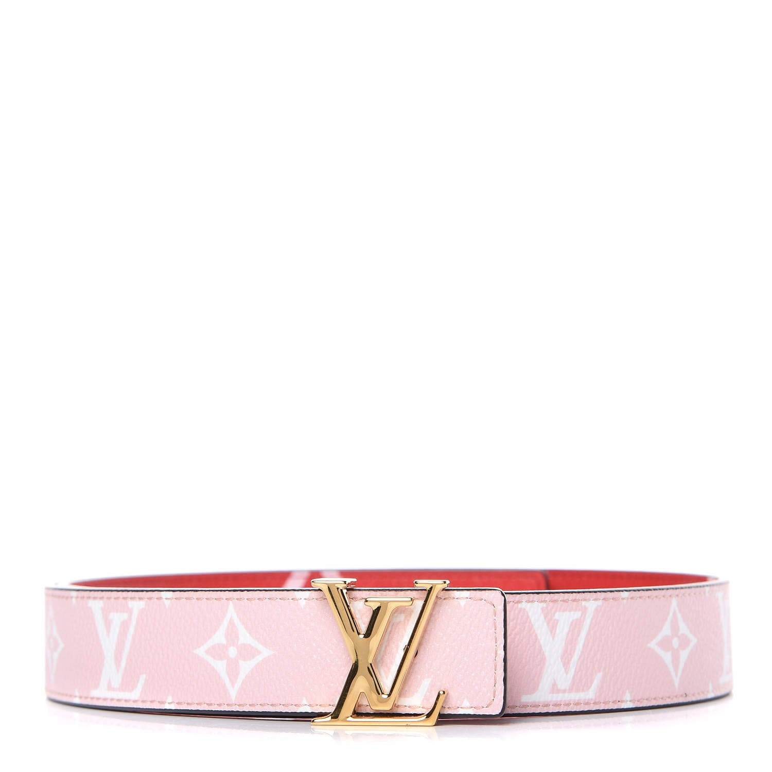 【Rosie Rosie】Louis Vuitton モノグラムベルト Louis Vuitton Giant Monogram 30mm LV Iconic Reversible Belt 85 34