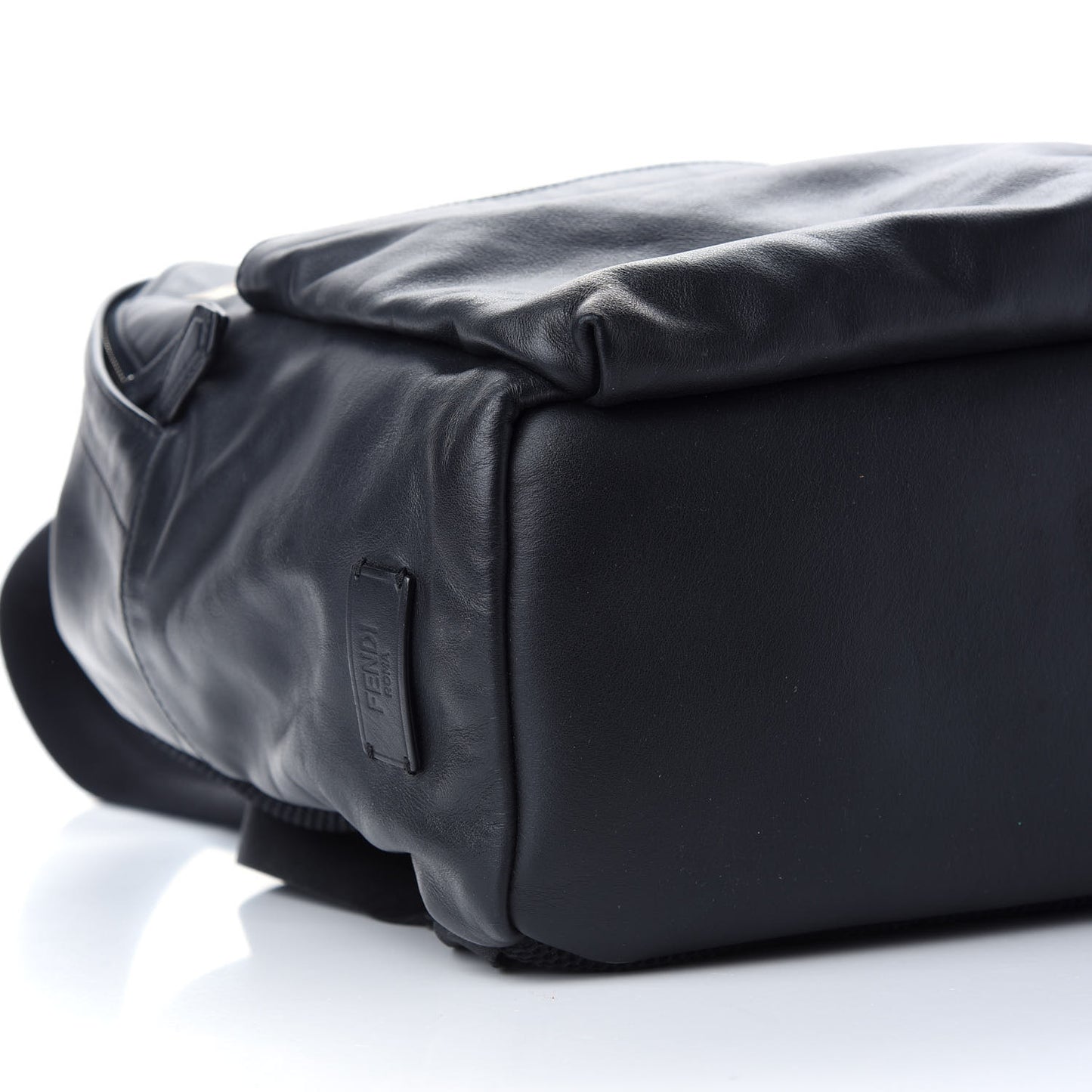 Vitello Century Elaphe Monster Eyes Backpack Black Roccia