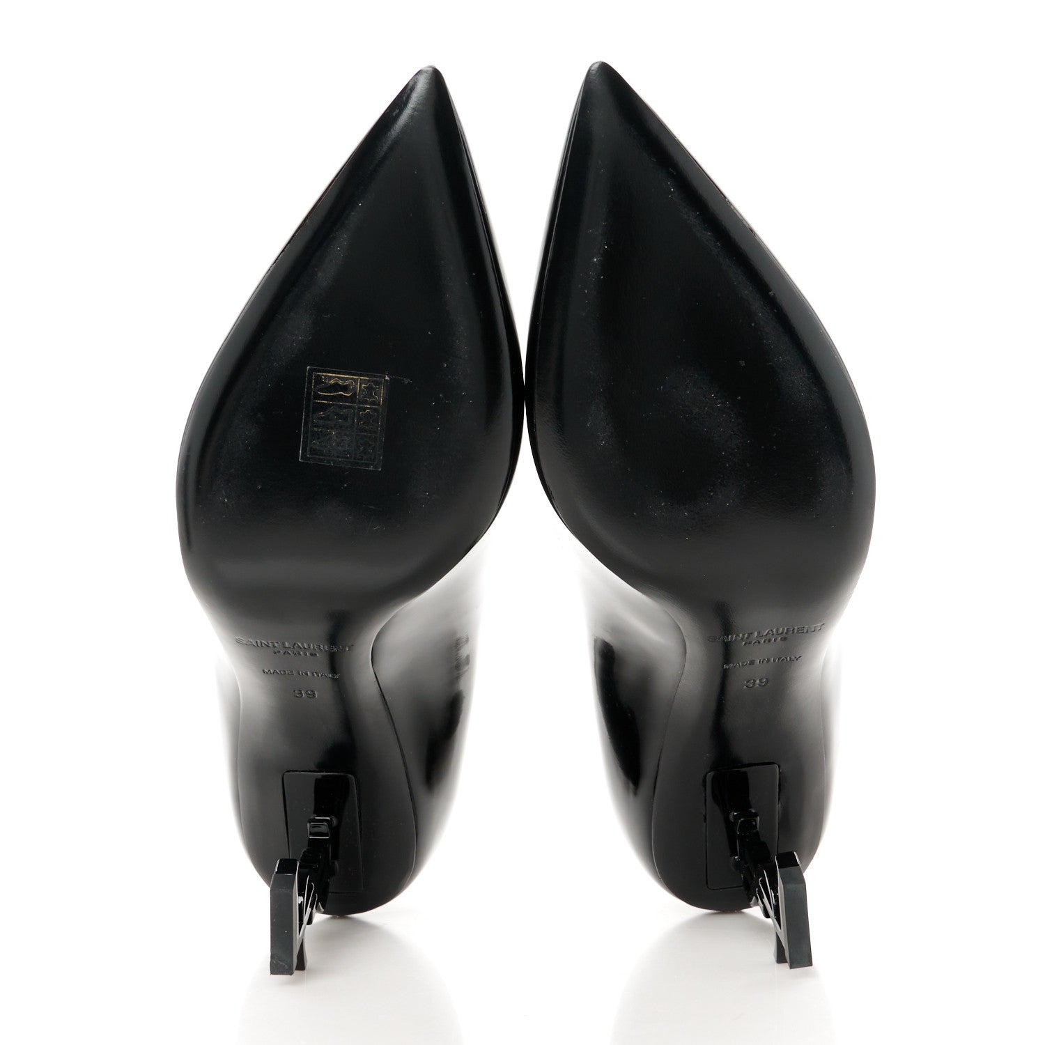 Saint Laurent Patent Opyum 85 Pumps 39 Black 6 of 10