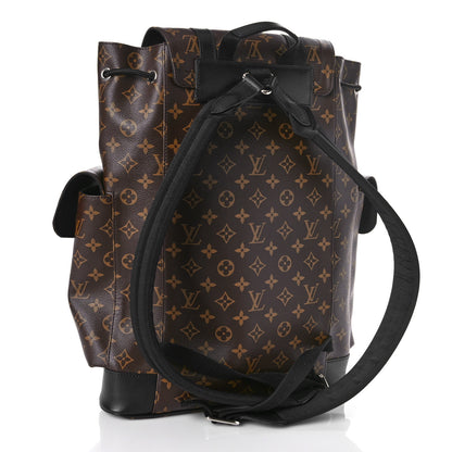 Louis Vuitton Monogram Macassar Christopher PM Backpack 3 of 9