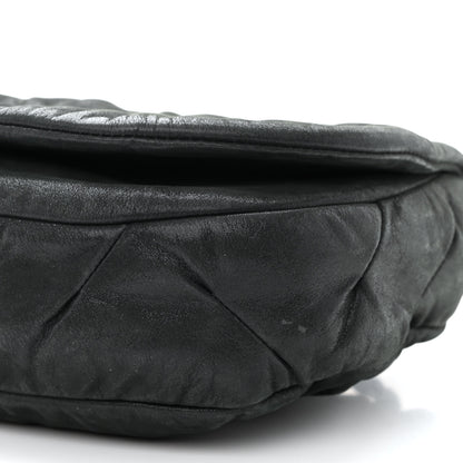 Chanel Iridescent Calfskin Glint Flap Black 10 of 11
