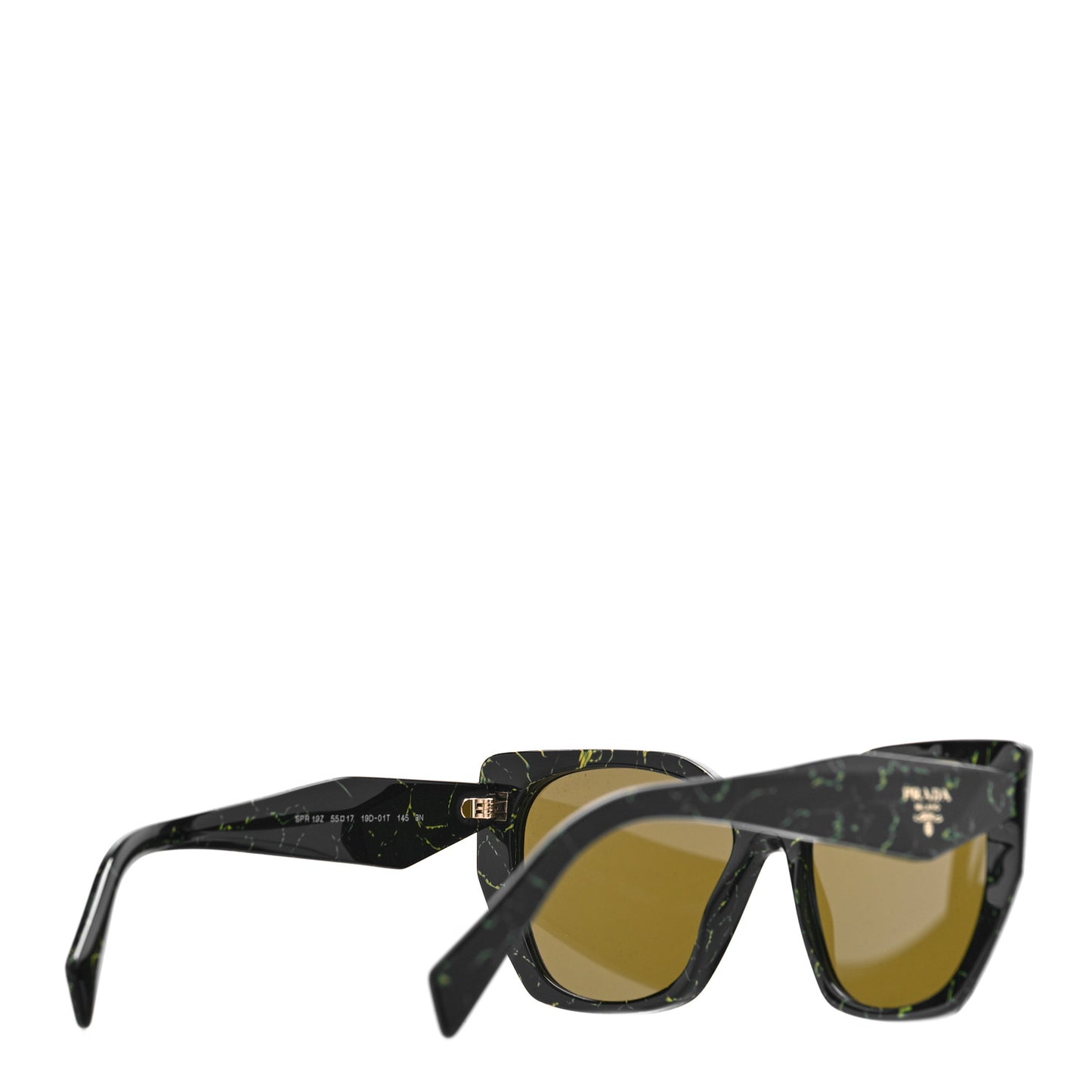 Acetate Symbole Sunglasses SPR 19Z Black Green