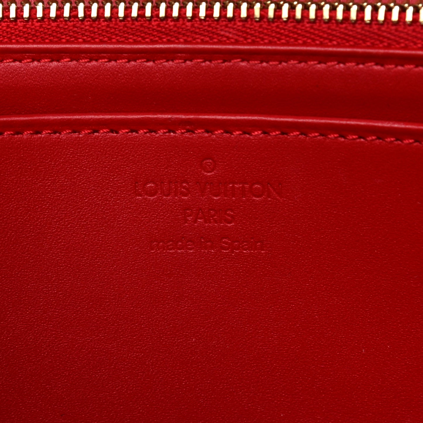 Patent Louise Clutch Cherry