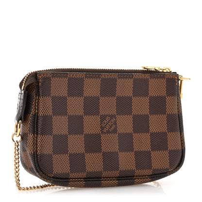 Louis Vuitton Damier Ebene Mini Pochette Accessories 3 of 8