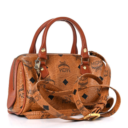 MCM Visetos Mini Boston Bag Cognac 2 of 28