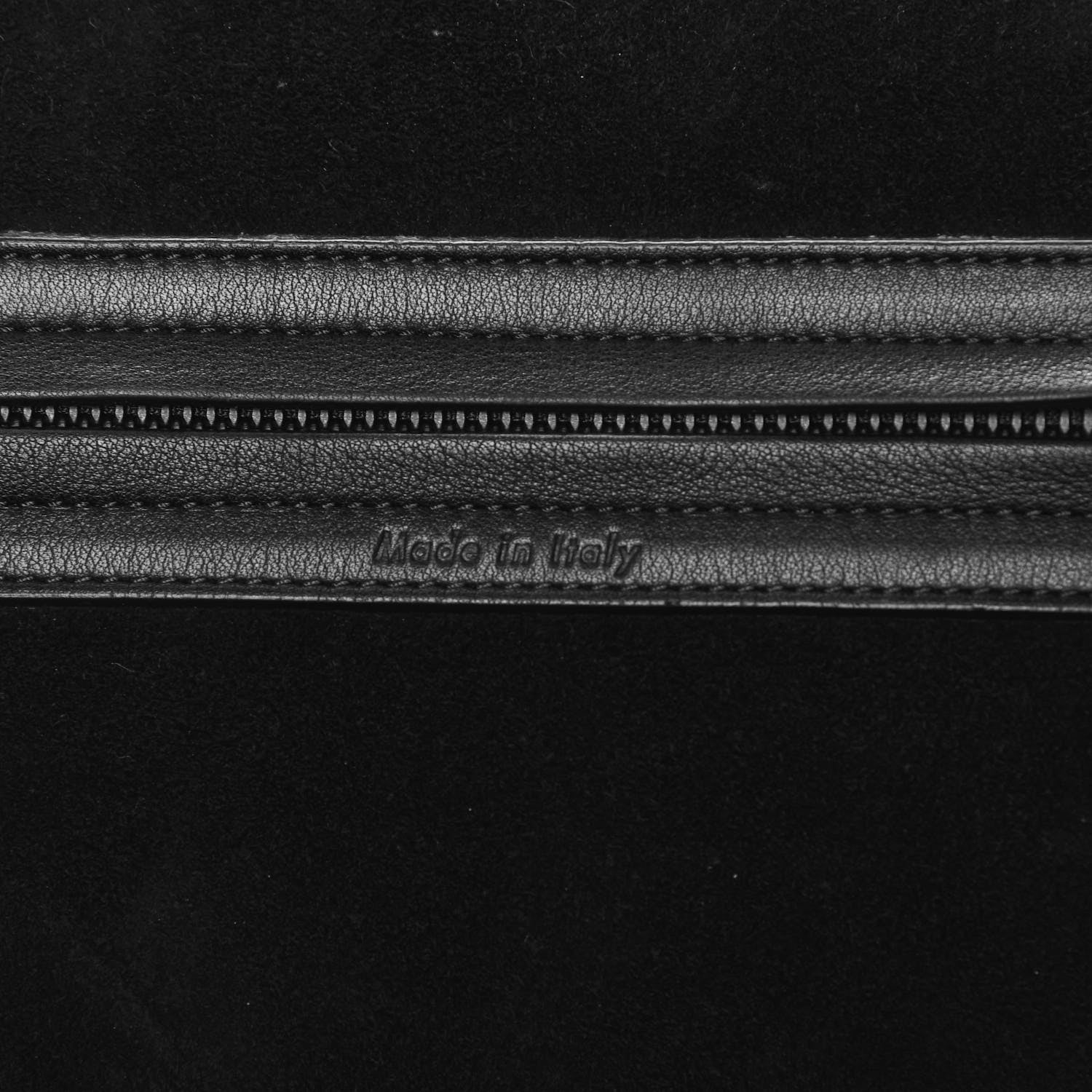 Celine Grained Calfskin Medium Phantom Luggage Black 6 of 12