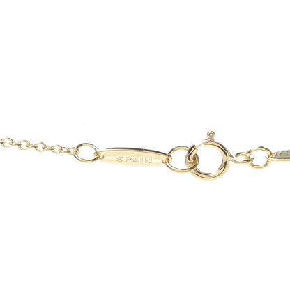 Tiffany 18K Yellow Gold 16mm Elsa Peretti Open Heart Pendant Necklace 4 of 7