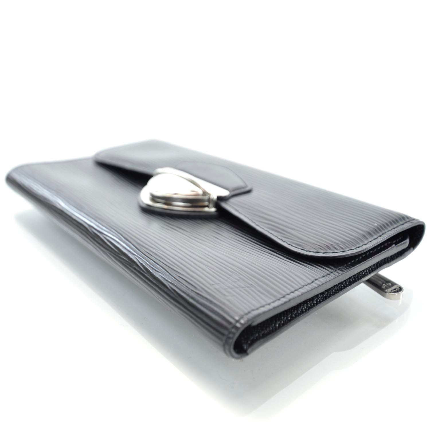 Louis Vuitton Epi Eugenie Wallet Black 4 of 9