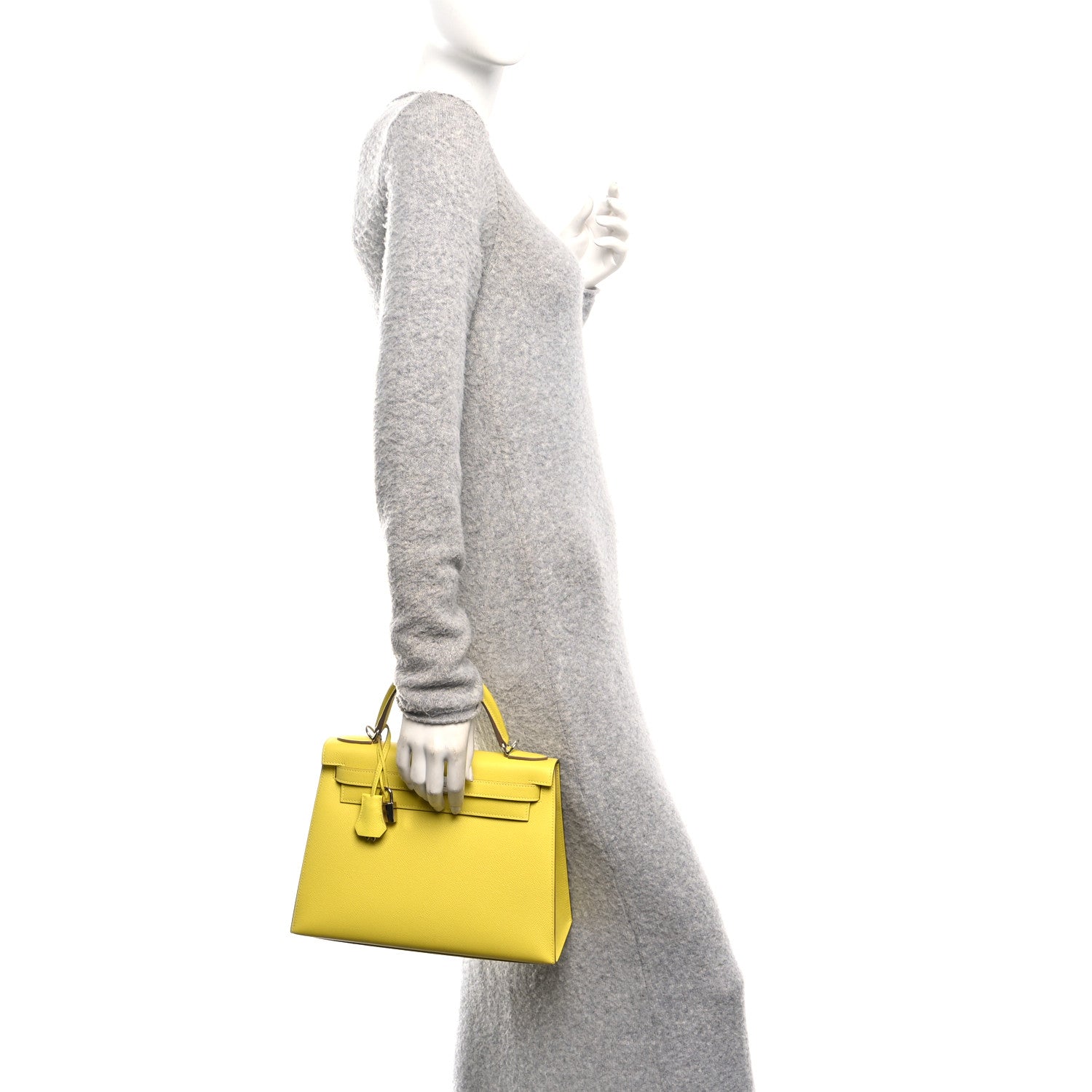 Hermes Epsom Kelly Sellier 28 Lime 2 of 10