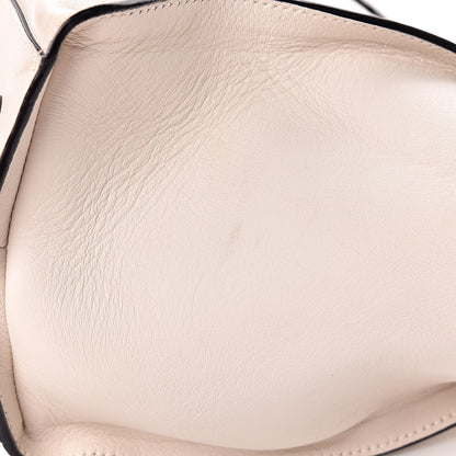 Saint Laurent Calfskin Small Monogram Cabas Dove White 15 of 15