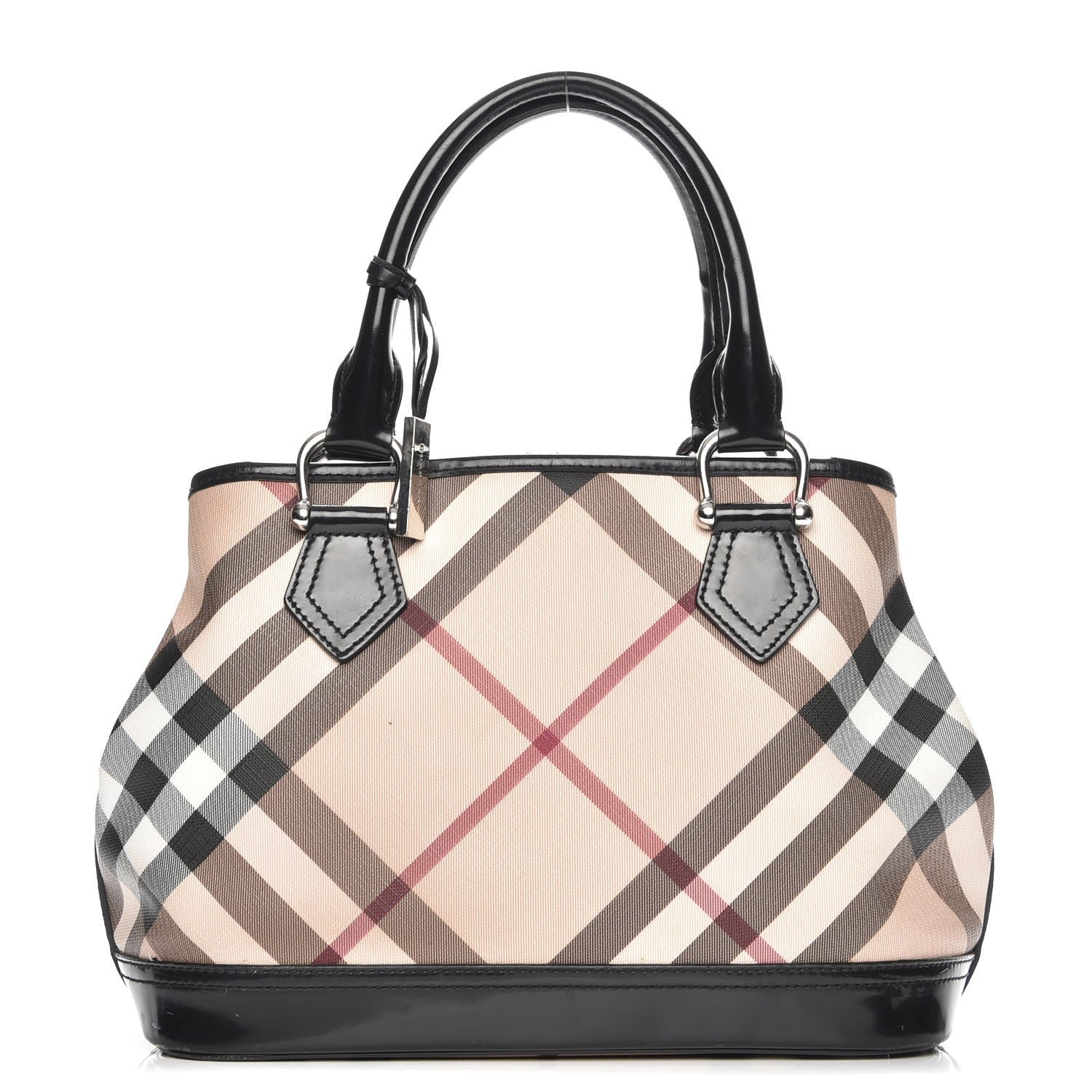 Burberry Nova Check Bowling Bag Black 1 of 16