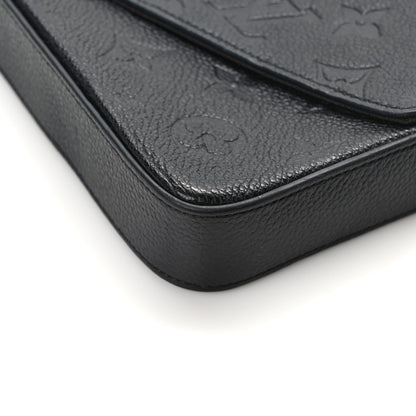 Louis Vuitton Empreinte Pochette Felicie Chain Wallet Black 11 of 11