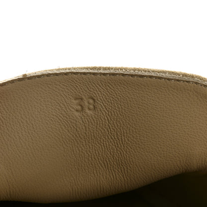 Hermes Suede Goatskin Game Slip On Sneakers 38 Beige Lin 9 of 11