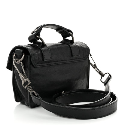 Proenza Schouler Lambskin Micro PS1 Satchel Black 3 of 9