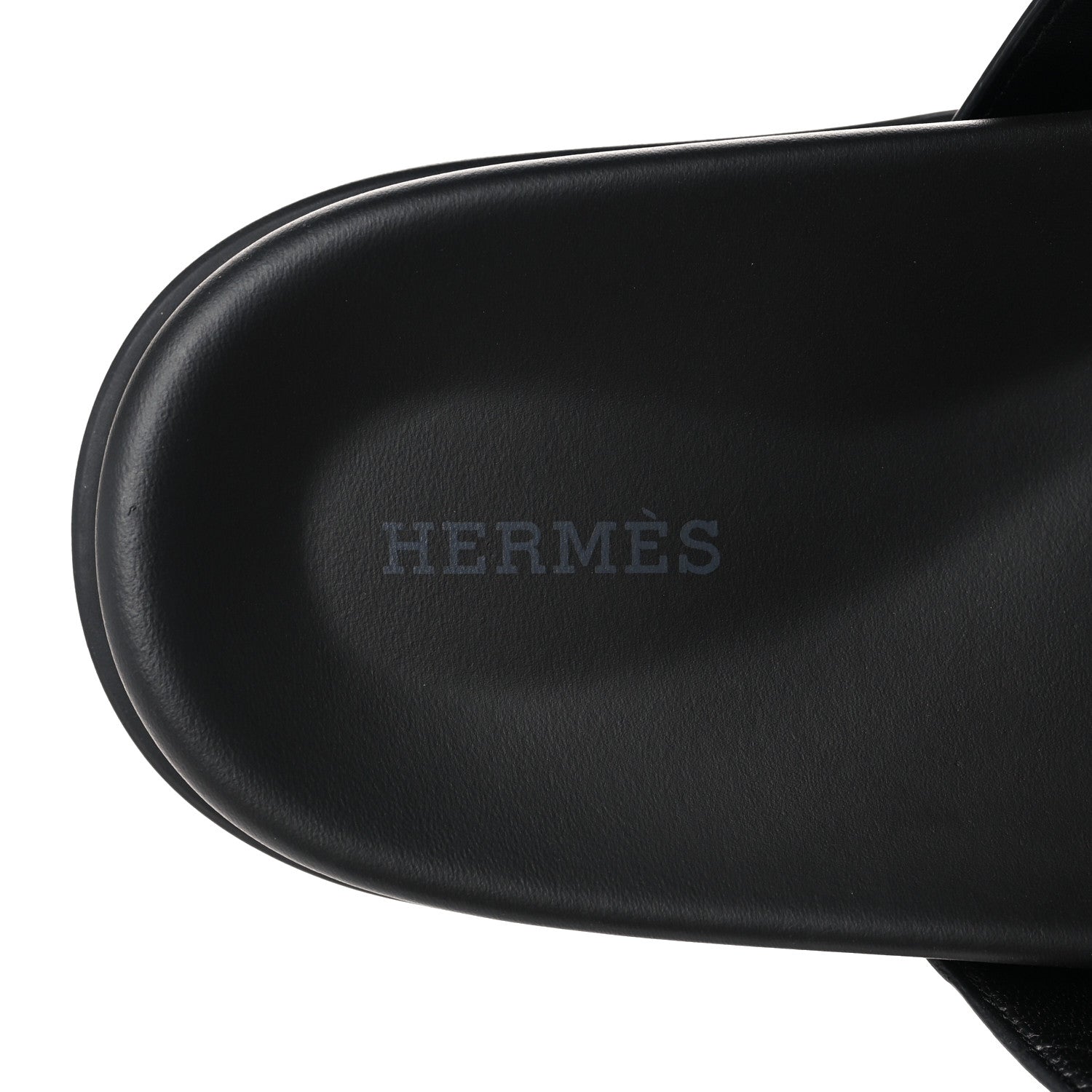 Hermes Canvas Calfskin Mens Chypre Sandals 44 Kaki Black 7 of 8